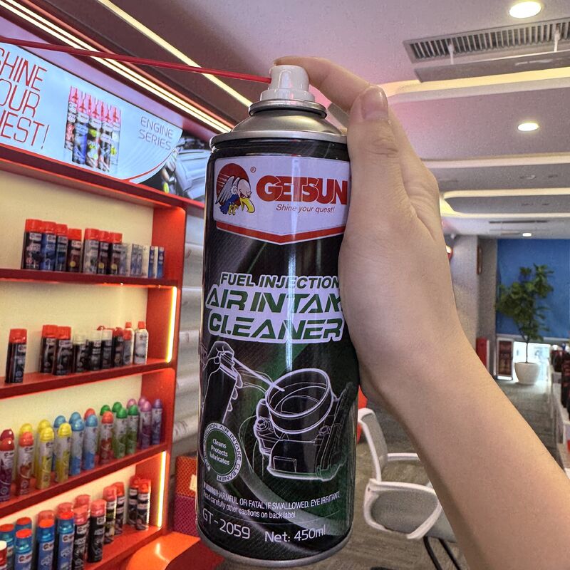 450 мл аэрозоль спрей OEM Air Intake очиститель и топливные форсунки очиститель для Improved Engine эффективность — опт Getsun