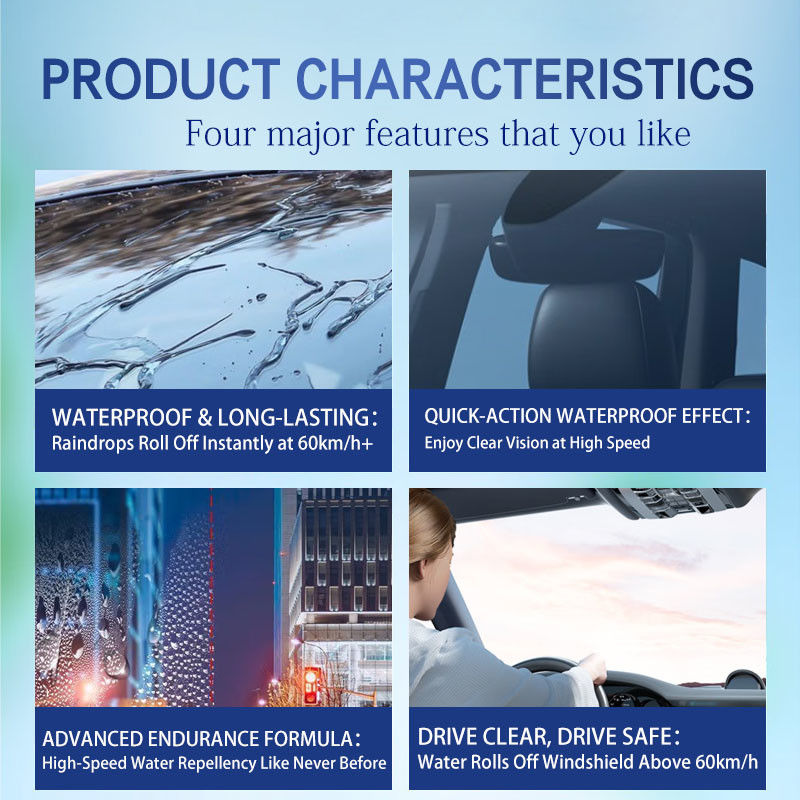 Hydrophobic анти-запотеватель лобовое стекло спрей Driving Visibility Booster Water…