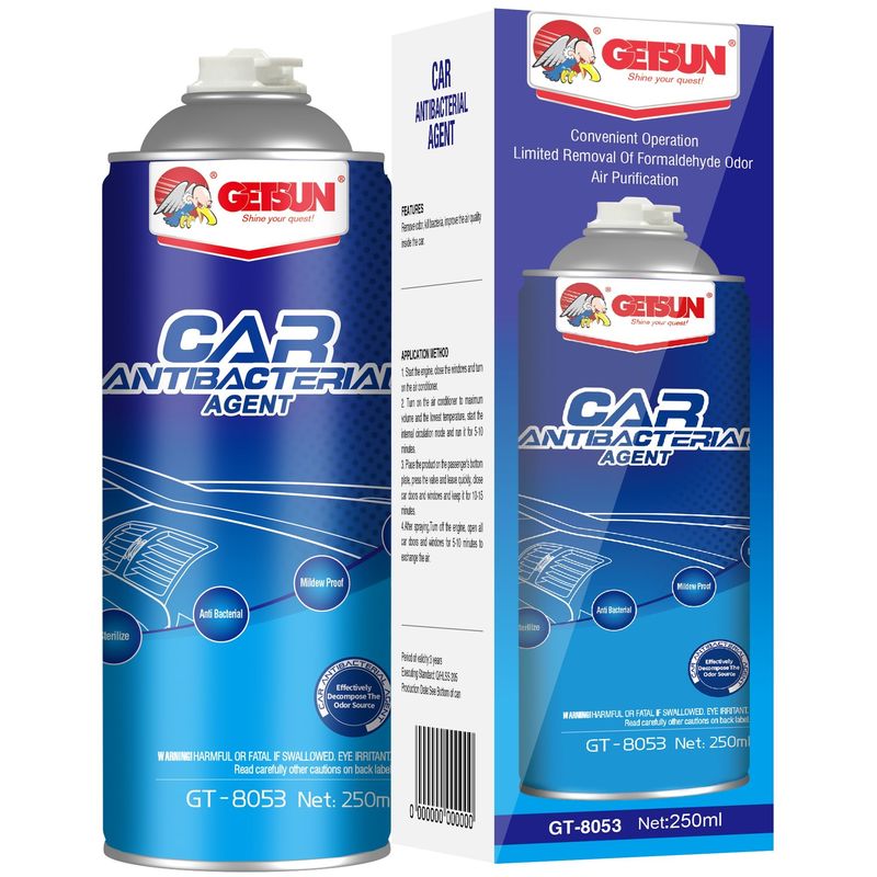 Sterilized Car Air Conditioner Cleaner Antibacterial Agent Odor Remover 250 мл — опт